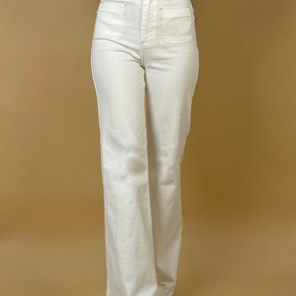 Jean Flare Fit beige