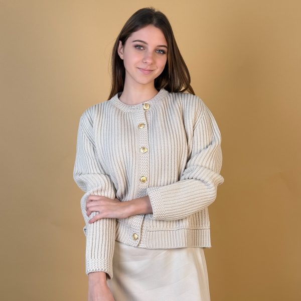 Cárdigan beige (Ange)